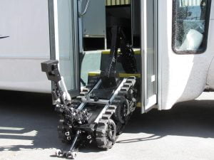 CALIBER® T5 swat EOD robot extension arm full extent-jpg