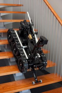 CALIBER® T5 swat EOD robot stair climb