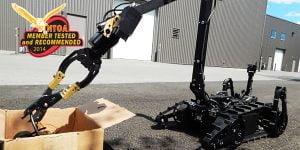 Mini-CALIBER® NTOA member tested swat robot cutting cable